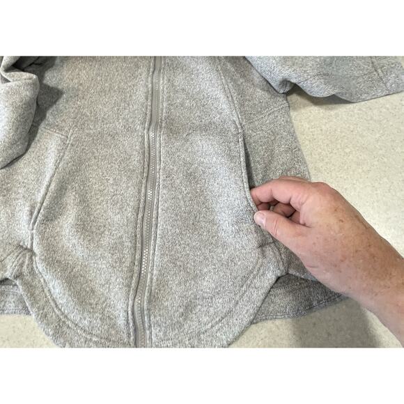 Eddie Bauer Women’s Size Medium Gray Full Zip Pockets Fleece Athletic Jacket - Picture 10 of 14